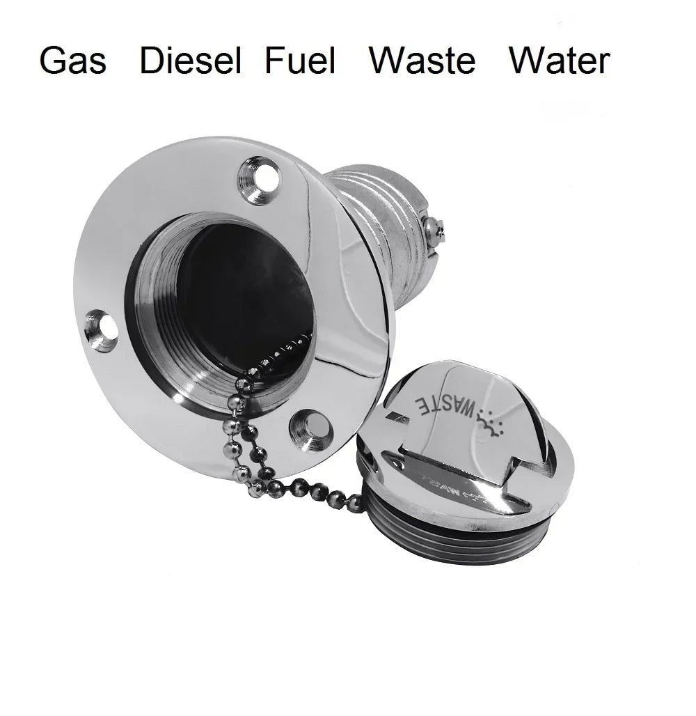 316 Stainless Steel Boat Fuel Filler – 38mm-1