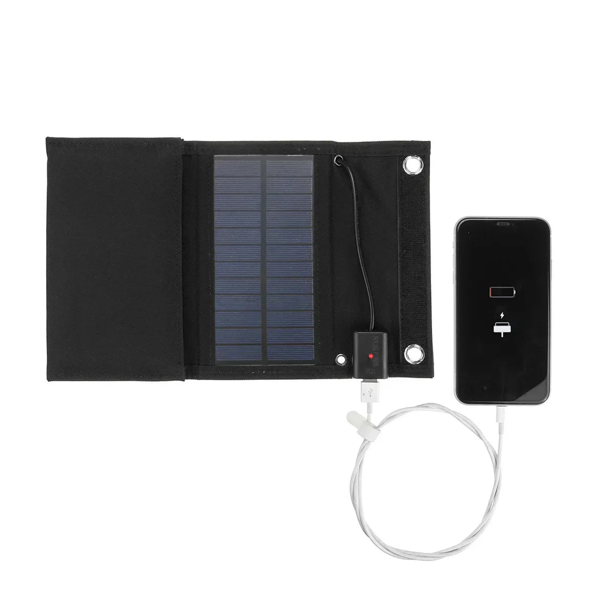 Foldable Solar Panel Charger with 20W/h Portable USB-1